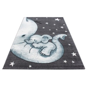 Dywan dziecięcy Kids Śpiący Słonik niebieski 80 cm x 150 cm