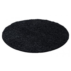 Dywan shaggy  Antracyt 120 cm x 120 cm koło