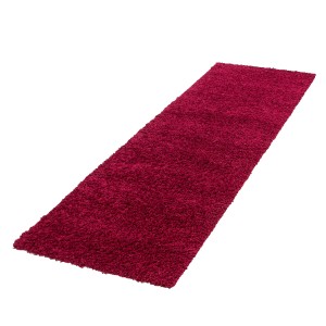 Dywan Shaggy Czerwony 80 cm x 250 cm