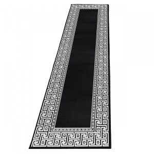 Dywan nowoczesny Parma czarny 80 cm x 300 cm