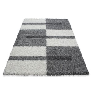 Dywan Shaggy Gala szaro-kremowy 280 cm x 370 cm