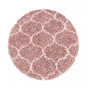 Dywan shaggy Salsa koniczyna rózowy 160 cm x 160 cm