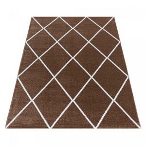 Dywan nowoczesny Rio romby ceglany 120 cm x 170 cm