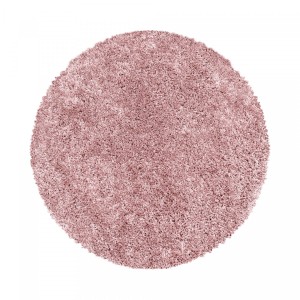 Dywan shaggy Sydney różowy 120 cm x 120 cm koło