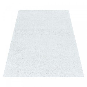 Dywan shaggy Fluffy Super Soft biały 120 cm x 170