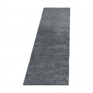 Dywan shaggy Fluffy Super Soft jasno szary 80 cm x 250 cm