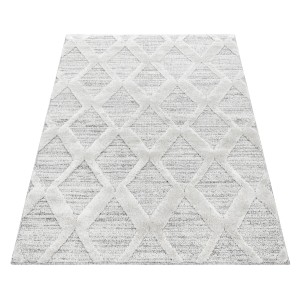 Dywan nowoczesny 3D La Casa romby kremowy 160 cm x 230 cm