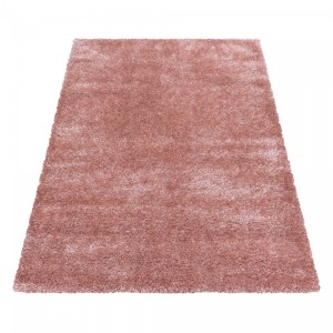 Dywan shaggy poliestrowy Brilliant różowy 240 cm x 340 cm