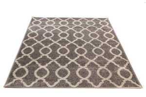 Dywan Lotto geometria jasno szary 133 cm x 190 cm