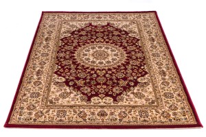 Dywan klasyczny Venezia Ornament Kremowo Czerwony 160 cm x 230 cm