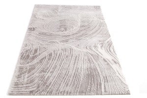  Dywan Akrylowy Clamente Linie Kremowo-Szary 80 cm x 300 cm