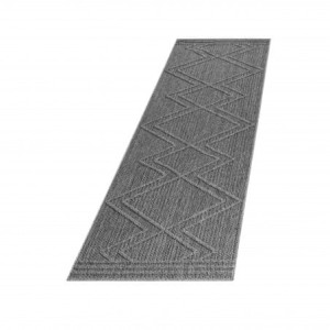 Dywan sznurkowy Patara aztecki szary 80 cm x 250 cm 