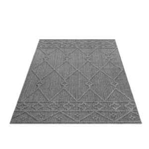  Dywan sznurkowy Patara boho szary 200 cm x 290 cm 