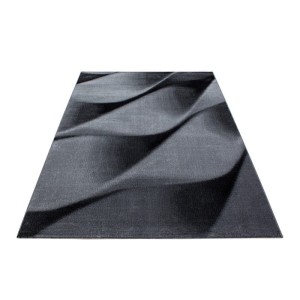 Dywan nowoczesny Parma fale czarny 240 cm x 340 cm  