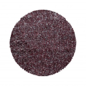 Dywan shaggy Enjoy czerwony multikolor 120 cm x 120 cm koło