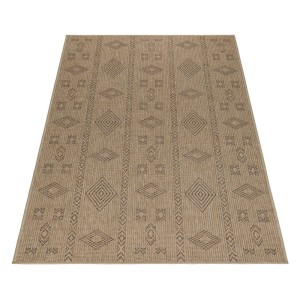  Dywan zewnętrzny Dhaka boho beżowo-antracytowy 120 cm x 170 cm  