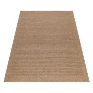 Dywan zewnętrzny Dhaka paseczki beżowy 200 cm x 290 cm    