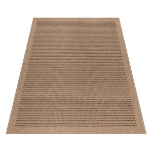 Dywan zewnętrzny Dhaka paseczki antracytowe 200 cm x 290 cm   