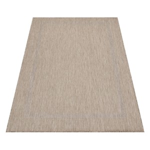 Dywan zewnętrzny Relax ramka beżowy 80 cm x 250 cm 