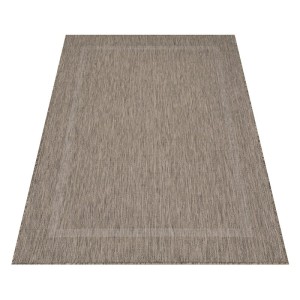 Dywan zewnętrzny Relax ramka brązowy 80 cm x 250 cm  