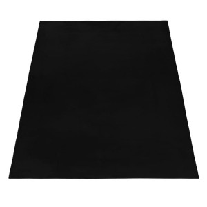 Dywan pluszowy Pouffy czarny 240 cm x 340 cm      