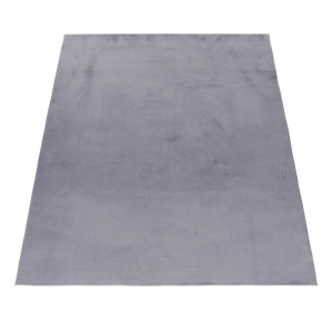 Dywan pluszowy Pouffy szary 60 cm x 110 cm