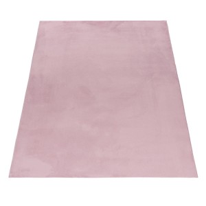 Dywan pluszowy Pouffy pudrowy róż 80 cm x 150 cm 