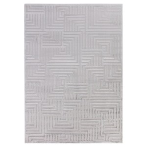 Dywan nowoczesny 3D Sahara ornament szary 160 cm x 230 cm