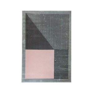 Dywan nowoczesny Lara szaro-różowy 120 cm x 170 cm