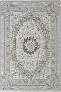 Dywan klasyczny Gold Ornament beżowo-złoty 80 cm x 150 cm
