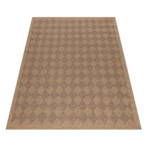 Dywan zewnętrzny Dhaka Romby beżowo-antracytowy 120 cm x 170 cm
