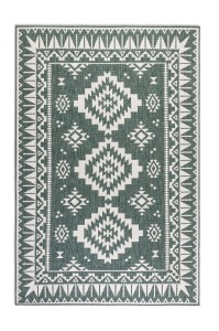 Dywan zewnętrzny dwustronny Gemini kremowo-zielony 80 cm x 150 cm