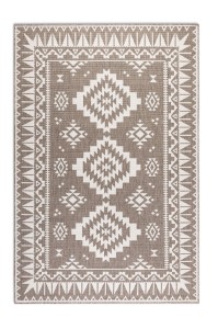Dywan zewnętrzny dwustronny Gemini kremowo-brązowy 160 cm x 230 cm