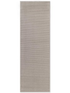 Dywan nowoczesny Perles paseczki szaro-kremowe 80 cm x 240 cm