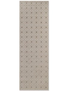 Dywan nowoczesny Perles romby beżowo-kremowe 80 cm x 240 cm