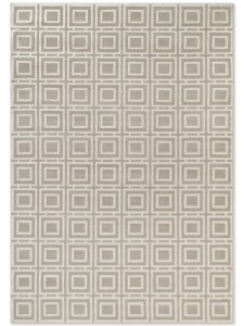 Dywan nowoczesny Perles romby beżowo-kremowe 120 cm x 170 cm