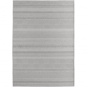 Dywan zewnętrzny Desert Paseczki szary 80 cm x 250 cm