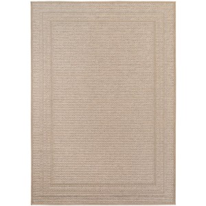 Dywan zewnętrzny Desert Ramka beżowy 200 cm x 290 cm