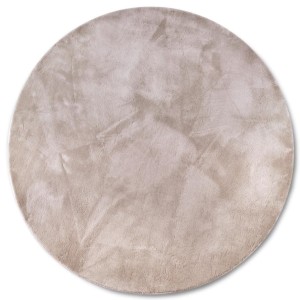 Dywan pluszowy Leon Villeroy & Boch jasny szary 160 cm x 160 cm koło