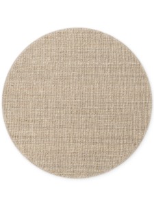 Dywan naturalny jutowy ręcznie tkany Boucle kremowy 200 cm x 200 cm koło