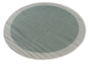 Dywan zewnętrzny Miovani eukaliptusowo zielony 200 cm x 200 cm koło