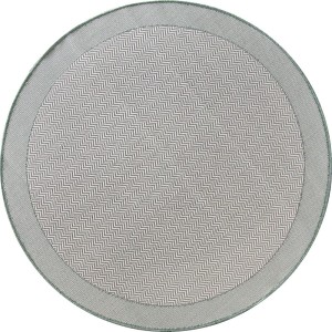 Dywan zewnętrzny Miovani kremowo-zielony 160 cm x 160 cm koło