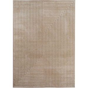 Dywan uniwersalny Nova 3D Geometria beżowy 200 cm x 290 cm