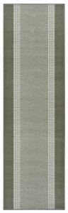 Dywan nowoczesny Basic zielony chodnik 80 cm x 250 cm