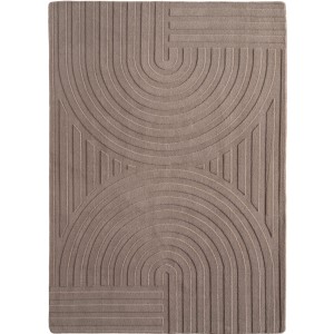 Dywan nowoczesny Pompei 3D beżowy 140 cm x 200 cm