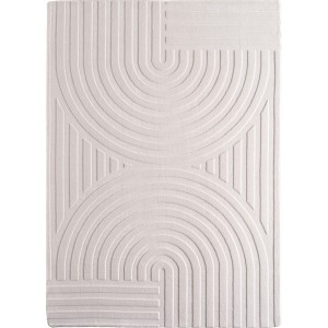 Dywan nowoczesny Pompei 3D kremowy 160 cm x 230 cm