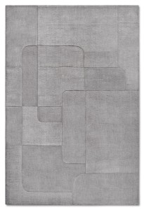 Dywan wełniany Villeroy & Boch Charlotte szary 80 cm x 150 cm