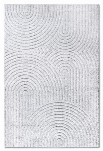 Dywan nowoczesny New York  3D biały 120 cm x 170 cm