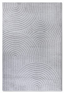 Dywan nowoczesny New York  3D jasny szary 120 cm x 170 cm