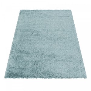Dywan shaggy Fluffy Super Soft lazurowy 140 cm x 200 cm
